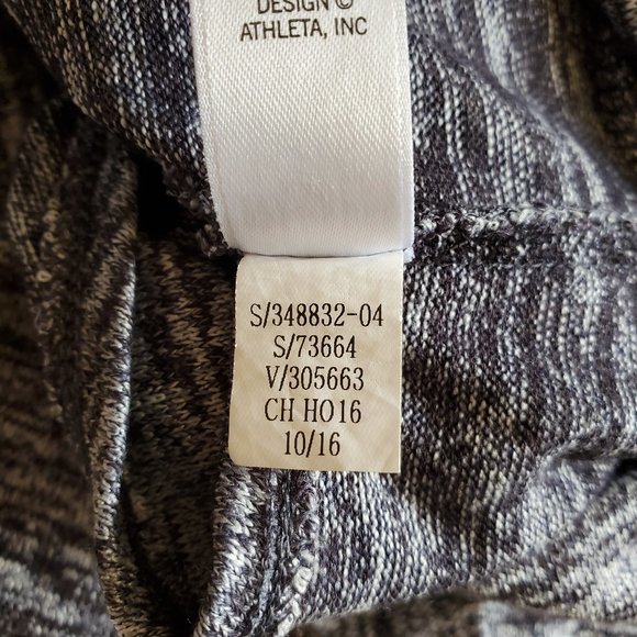 Athleta Pose Layered Top in Marled Gray Size Small - Picture 9 of 12